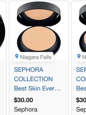 Sephora Matte Perfection Powder Foundation - Neutral Fawn Tan Compact